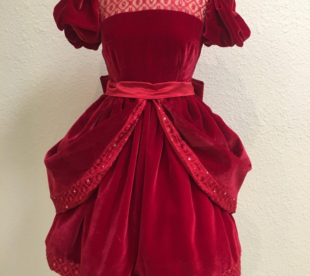 Red Velvet Girl's Dress - Catherine Esera